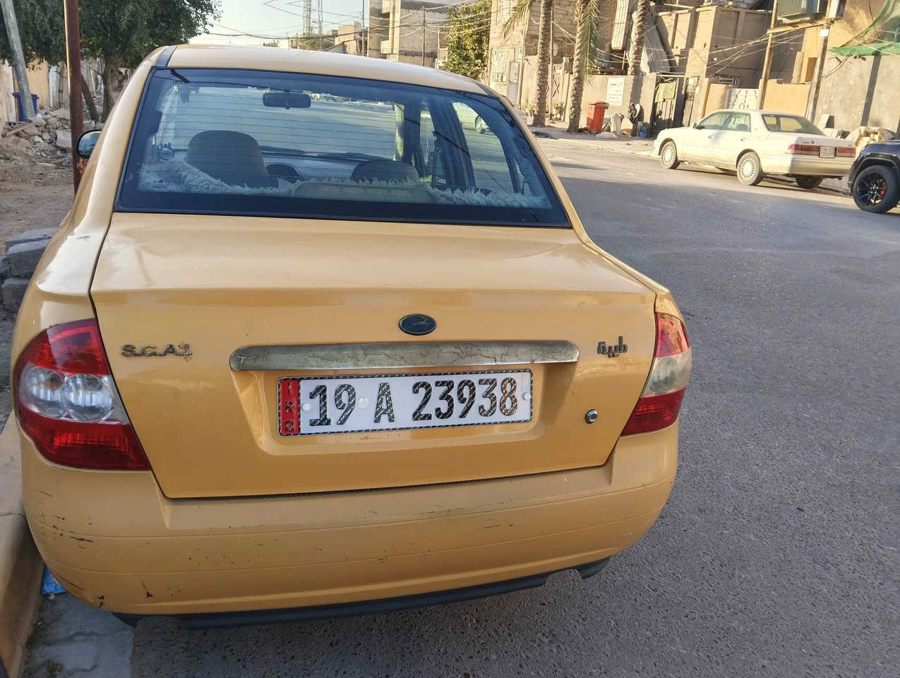 سلام عليكم طيبه موديل2016 بنيد وجاملغ خلفي جهت  السائق مكينه وكير مكفولات   السعر 37 وبيهه مجال قليل رقم ***********  العنوان كربلاء حي النصر
