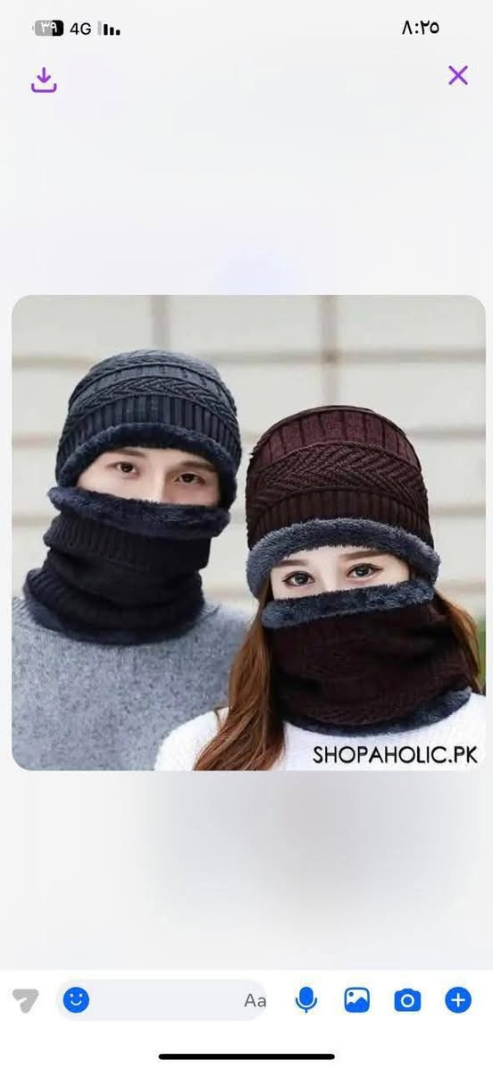 كبوس مع لثام رجالي نسائي الوان
السعر (3000)العنوان سامراء الضباط الأوله مجاور صيدلية مريم /محل ابوعبد. /***********
