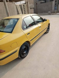 سمند 12 للبيع بسمي مصفره هيئه وغرامات بيها باب مبدال مكينه بيها خيط بخ...