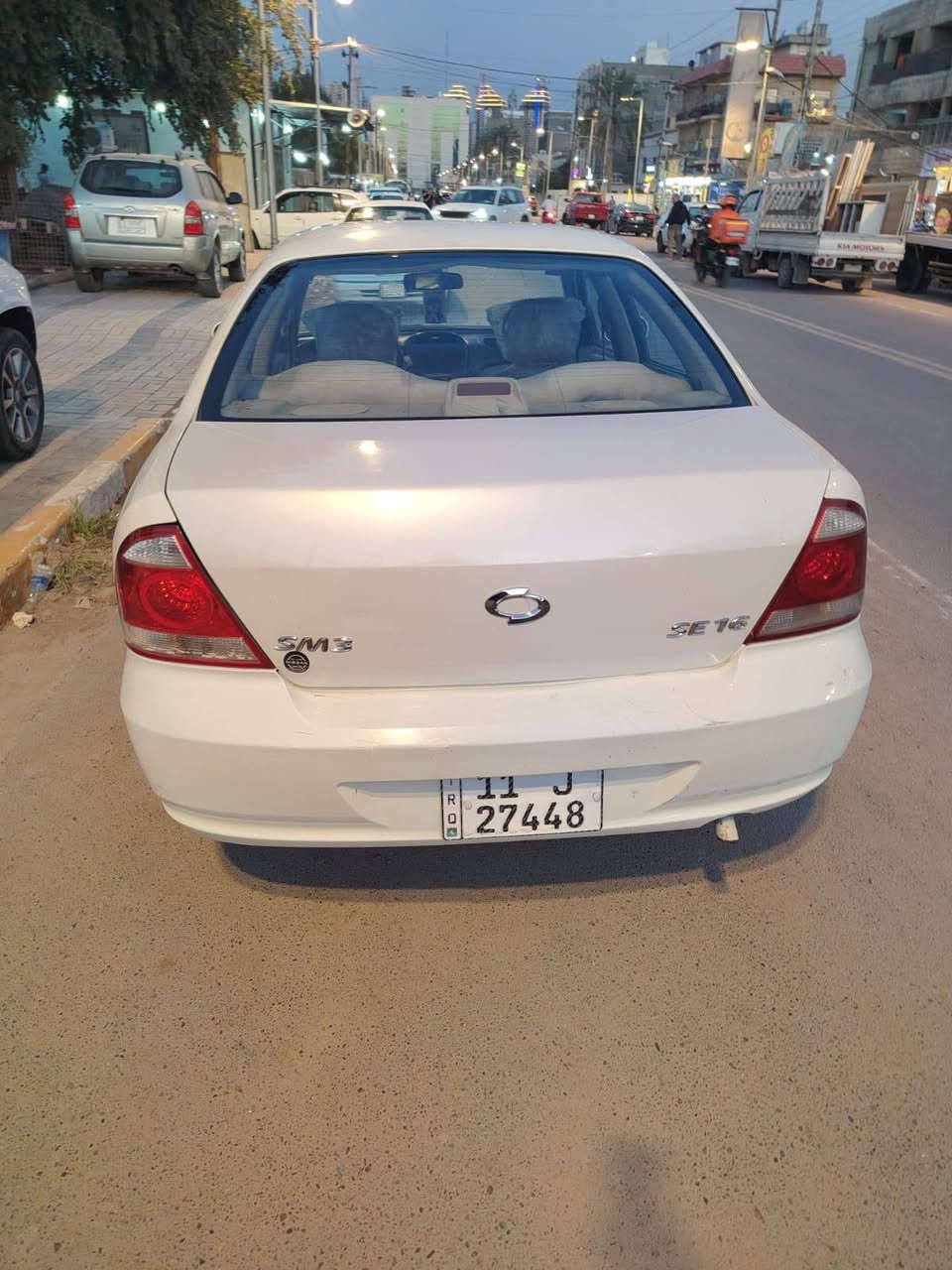 نيسان سامسونك موديل 2007 محرك وكير اوتو بحاله جيده جدا السعر 75 مكان بغداد منصور  الاسكان ***********صبغ عام
