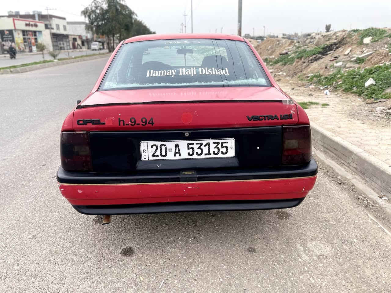 مكاني كركوك 
اوبل فكترا مشروح وطني بسمي
سنويه لحت 2030
بطاقه بنزين بي
تريد تحويل وكاله ثاني يوم
محرك 1800 بي بخار اشويه
كير عادي
باتري جديد
تخم صدر امامي خلفي نوص عمر
بطين بوب نظيفات
دشبول لا فطر لا كسر
تخم دوشمه كشنات جديد
غياس فقط 4 اصبع بال صندوك
الي شراي يخابرني ***********
