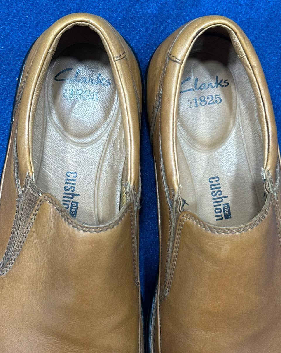 كلاركس جلد طبيعي 
قياس 42 
طول القدم 26


**إذا كنت صاحب هذا الإعلان وتريد حذفه لأي سبب، رجاءا أرسل رسالة إلى الدعم الفني**