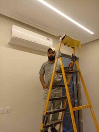 تم بحمد الله إنجاز الأعمال التالية:  🔹 تنصيب (5) أجهزة سبلت من ماركة L...