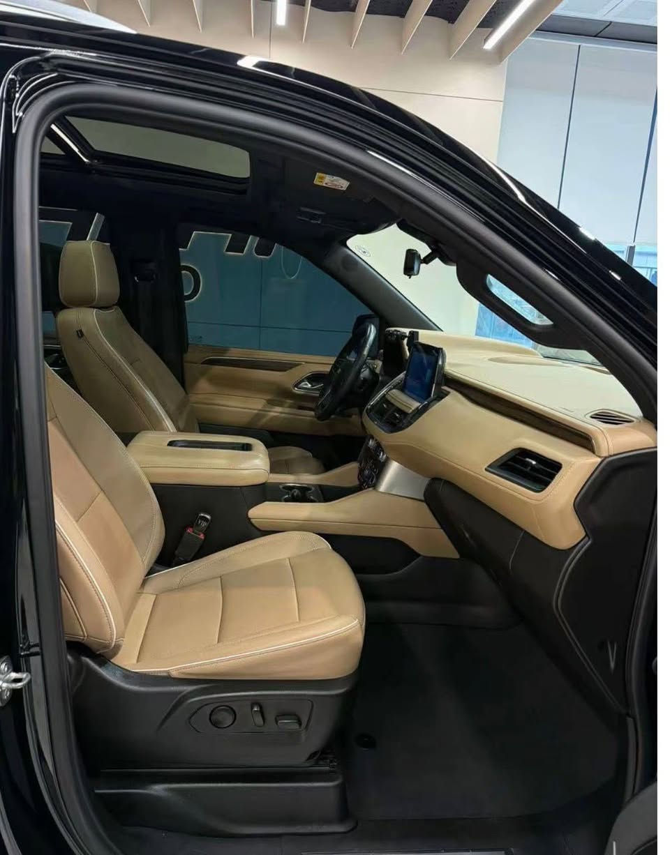 شوفرليت تاهو موديل 2022  
تحويل مباشر ب اسمي سنويه
فوول مواصفات جگات
شيفروليت تاهو بريمير وكالة خليجي
‎علامه سوده 
رقم بغداد‎
الموديل : 2022 ( خليجي )
‎اللون : اسود 
ماشييه 96 الف كم حقيقي 
محرك و گير شرط مامفتوح
سياره مكفول  بدون صبغ بدون حادث
كل غراض بلادي موجود
‎جكات كهرباء
‎ جكات تصعد وتنزل 
‎اربع كامرات
‎حجم المحرك : 5300 Cc
‎عدد الاسطوانات : 8 اسطوانات ( 8 سلندر )
‎المواصفات : 
‎* سقف بانوراما 
‎* المقاعد كهربائية تدفئة و تبريد
‎* مقصوره الركاب من الجلد الفاخر + خشب ملكي 
‎* شاحن وايرلس لاسلكي
‎* نظام الرؤيه : 5 كامرات رؤيه شامله ( BIRD VIEW )
‎* نظام التعليق مستقل
‎* كشنات ميموري خزن
‎* نظام الصوت BOSE سماعات عدد 10
‎* دوسات كهرباء + اناره LED
‎* نظام سحب مقطوره تحكم كامل + كامرة لرؤية المطوره
‎* داتا شو
‎* تشغيل بعد 
‎* 5 بصمات 
‎* تحديد مسار 
‎* لد امامي 
‎*مري شفط 
‎* 4 كامرات 360 درجه 
‎* رادار 
‎* جنطه ذكيه بلقدم تنفتح وتنسد 
‎* ويل كروم 22 حجم وعليها تخم تاير 
‎* شاشات خلفيه 
‎* جميع الكشنات كهرباء
‎* كشنات تدفئه تبريد 
‎* دوسات شفط 
‎* شاحن واير ليس
‎* ثلاجه 
‎* جميع المقاعد يوجد مخارج يوبي اس
مكان :الكاظمية 
‎ للاستفسار
***********
السعر48500
