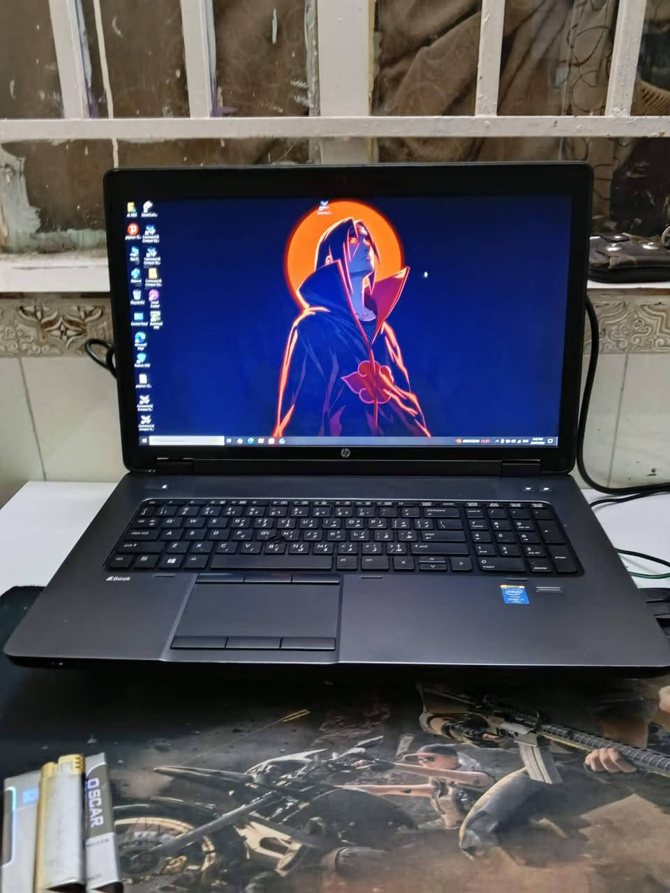 السلام عليكم لابتوب hp zbook g2 17
لابتوب عملاق معروف بقوته بالمونتاج والالعاب الخفيفه  والمتوسطه 
المعالج كوراي 7 الجيل الرابع 4810mq 

الرامات 16 ddr3 

كرت شاشه داخلي من انتل  ومنفصل من نفيديا  4 كيكا k3100m 

ويندوز 10 برو
هارد 512 كيكا ssd  للمعلوميه يشيل ثنين منافذ هارد يعني شكد تريد تخليله عادي 

 لابتوب كامل مثل ما موضح بالصوره وبطاريته جديده وشاحنته الاصليه ويا 230 واط
كل المنافذ شغاله  حتى مستشعر البصمه
السعر 350 الف وبي مجال بسيط حك الجيه للاستفسار تواصل خاص او عن طريق الرقم ***********
