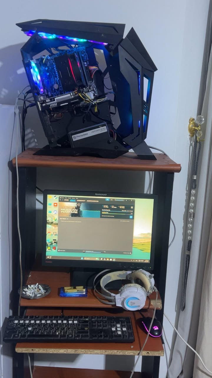 السلام عليكم من رخصت الادمن
تجميعه للبيع كامله RTX1650
كارت شاشه من النوادر الاقتصادي ويشغل 1080p
المعالج 3200رايزن
الباور سبلاي 550
رامات 16G
سعرها مناسب للي يردون يلعبون بدون تقطيع ولا دروبات


**إذا كنت صاحب هذا الإعلان وتريد حذفه لأي سبب، رجاءا أرسل رسالة إلى الدعم الفني**