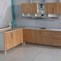 كاونتر خشب • سنك مرمر ١٢٠سم • بغداد