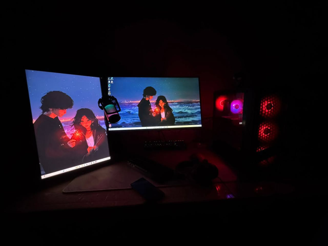 السلام عليكم حبايب PC للبيع نضيفة كلش ب نسبة 90%. سبب البيع دراسة للبيع ست اب كامل او فقط pc

1 كارت الشاشة: VGA RTX 5060 ZOTAC SOLO 8GB 1
2 المعالج: INTEL CORE I5-14400F TRY EDITION 1
3 اللوحة الأم: H610 MSI M-S DDR4 1
4 الرامات: 16GB(8X2) 3200MHZ RGB ADDLINK 1
5 الهارد: C970 PLUS 1TB GEN4 NVME M.2 3DNAND 6300MB-DAHUA 1
6 مزود الطاقة: PSU FSP HYDRO K PRO 600W BRONZE HP2 1
7 مبرد المعالج: MNTOB MN-210 ALPHA DUAL RGB CPU COOLER 1
8 الكيس: MNTOB MN-2095B VENOM XX 4FAN RGB 1

السعر مليون 300 وبيها مجال
فقط البي سي 
أما إذا الست اب كامل تكدر تتفضل بالخاص


**إذا كنت صاحب هذا الإعلان وتريد حذفه لأي سبب، رجاءا أرسل رسالة إلى الدعم الفني**