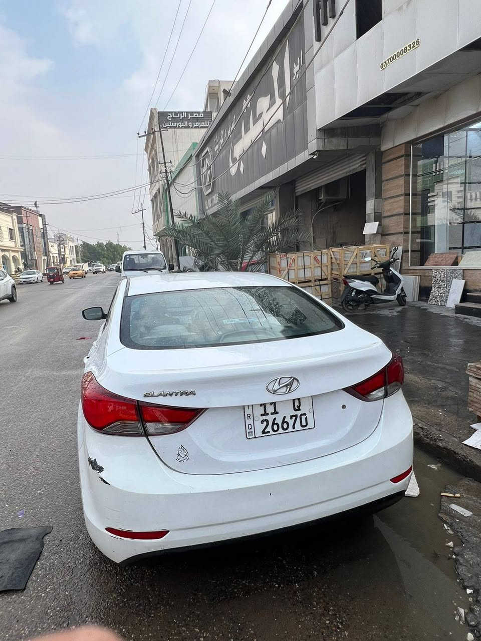 السلام عليكم ورحمة الله وبركاته سياره للبيع الانترا 2016 خليجي محرك 2000 سياره جاهز مال بيت جديده مابيها اي نقص السعر 120$ وبيها مجال الاضرار مرفقه الصورة السونار العنوان بغداد موبايل *********** صاحب السياره
