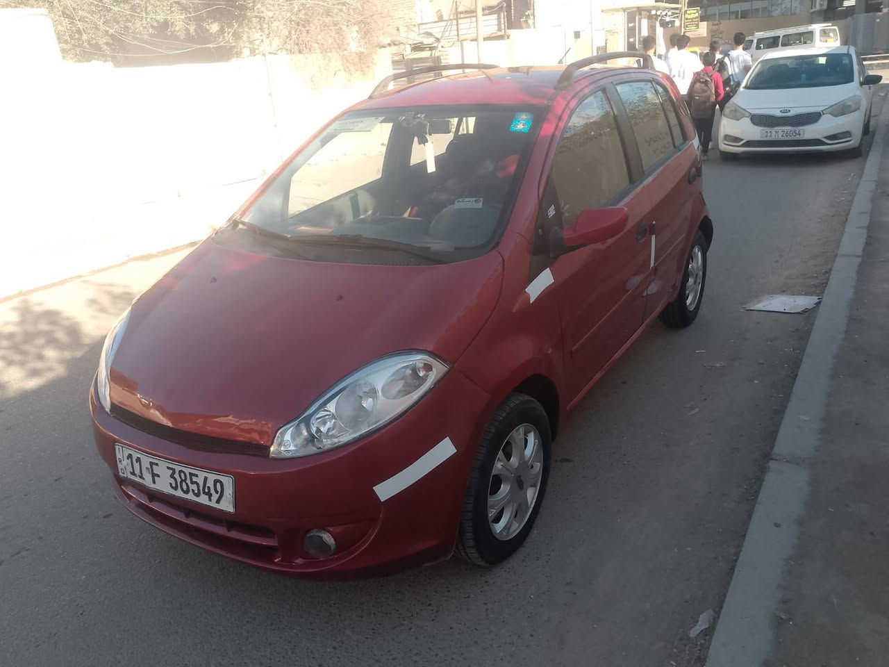 سلام عليكم شيري A1للبيع فقط موديل 2010 رقم انكليزي بدون ضربه مكينه كير صدر جديد تبريد ثلج تخم تاير جديد كهربائيات كلها شغاله شاشه اندرويد سياره جاهزا وحلا من الصور السعر 36وبيها مجال ***********
