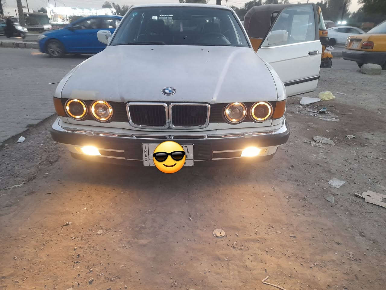 السلام عليكم
للبيع فقط BMW 730 iA v6 1991
الون ابيض الداخل جلد اسود ملكي الغرفه جديده بالكامل مال حاويه دعاميه اماميه وخلفيه اصليات مال حاويه صدر أمامي وخلفي جديد باتري جديد بيبان ٢ + جنطه + بنيد مبدلهن مال حاويه وصابغهن من الداخل بلون السياره ابيض بجم عريض جديد محرك و كير مكفولات السياره صارف عليهه اهواي وبقه صبغ عام و بكلايت و جامه اماميه السياره بسمي مشروع وطني بغداد سنويه لحد 2029 مكان السياره بغداد الشعله 
السعر ٤٩  للجناي فقط وباقي التفاصيل اتصل 
***********
