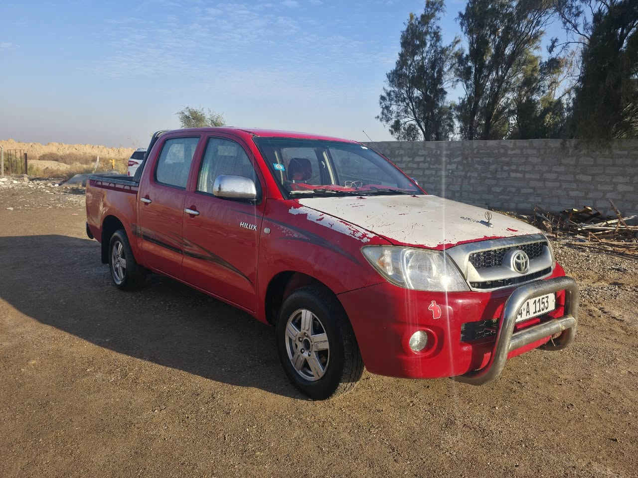 هايلوكس٢٠٠٩
كير ومكينه واكسل وحداديه وكهربائيات
وتبريد كلهم في حاله جيده 
رقم  وسنويه دولي بصره 
دوشمه جديده وارضيه جلد 
السعر ١٤٥  وشراي يخابر وأنا بالخدمه
مكان السياره واسط الدجيلي للاستفسار
الاتصال على الرقم ***********
