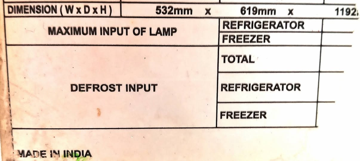 ثلاجة سامسونج اصليه بلد الصنع الهند 
بسعر ١٠٠ الف
***********
