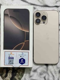 ايفو ن 16 برو ماكس مبدل بطاريه اصليه و جهازوتر بروف مشحون 25 كبيل مالت...