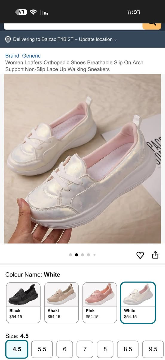 حذاء رياضي بتصميم أنيق ومريح ووزن صفرر
شوفوا السعر بالموقع ويمنا ببلاشش🤦🏼‍♀️😌 
قياس ٣٧


**إذا كنت صاحب هذا الإعلان وتريد حذفه لأي سبب، رجاءا أرسل رسالة إلى الدعم الفني**