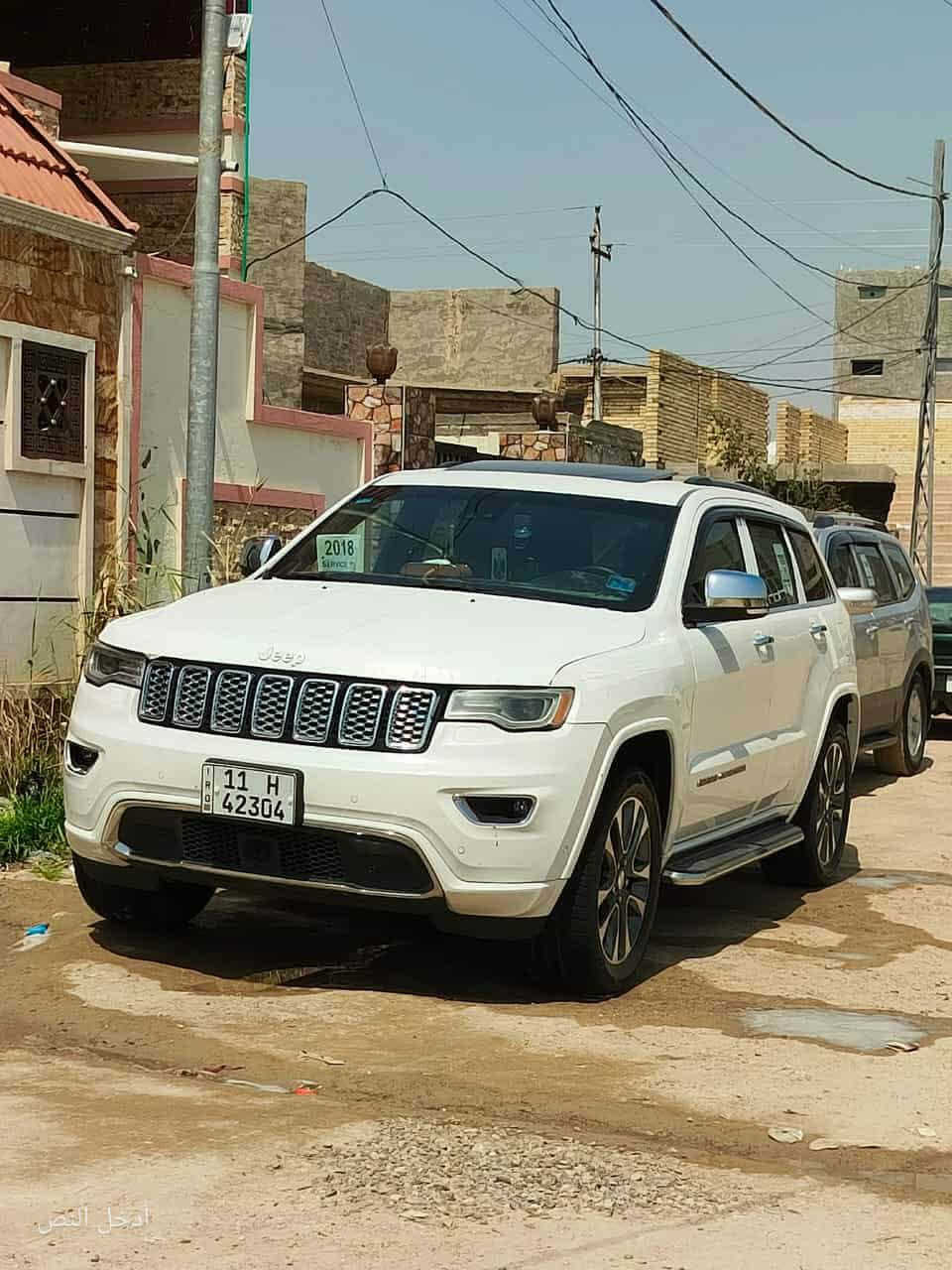 السلام عليكم
(2018)
جيب شيروكي اوفرلاند
مكينة 3.6 
ماشية 141 الف 
حادث جاملغ جهة السايق تبديل نفس الون اصلي  وبنيد نفس الون اصلي جاملغ جهة اليمنه مصبوغ 
السيارة فول مواصفات 
عده الجكات 
اوتو بارك 
حساس امامي خلفي 
4 رادارات 
بانوراما 
كشنات جلد تدفئه +تبريد لون قرميدي 
باكشن وتدفئه بل ستيرن 
كشن خزن ميموري 
شاشة كبيرة 
مانع اصتدام امامي +خلفي 
توقف ذاتي 
مري شفط 
صندوك كهرباء 
تخم تاير جديد 
صدر امامي خلفي جديد 
مكينة وكير مكفول 
السيارة مبرمجة كاملة و ادامة كاملة 
رقم بغداد هزة جديدة 
صور الحادث مرفق بلمنشور 
السعر225 وبيها مجال 
رقمي / ***********
مكاني فلوجة
