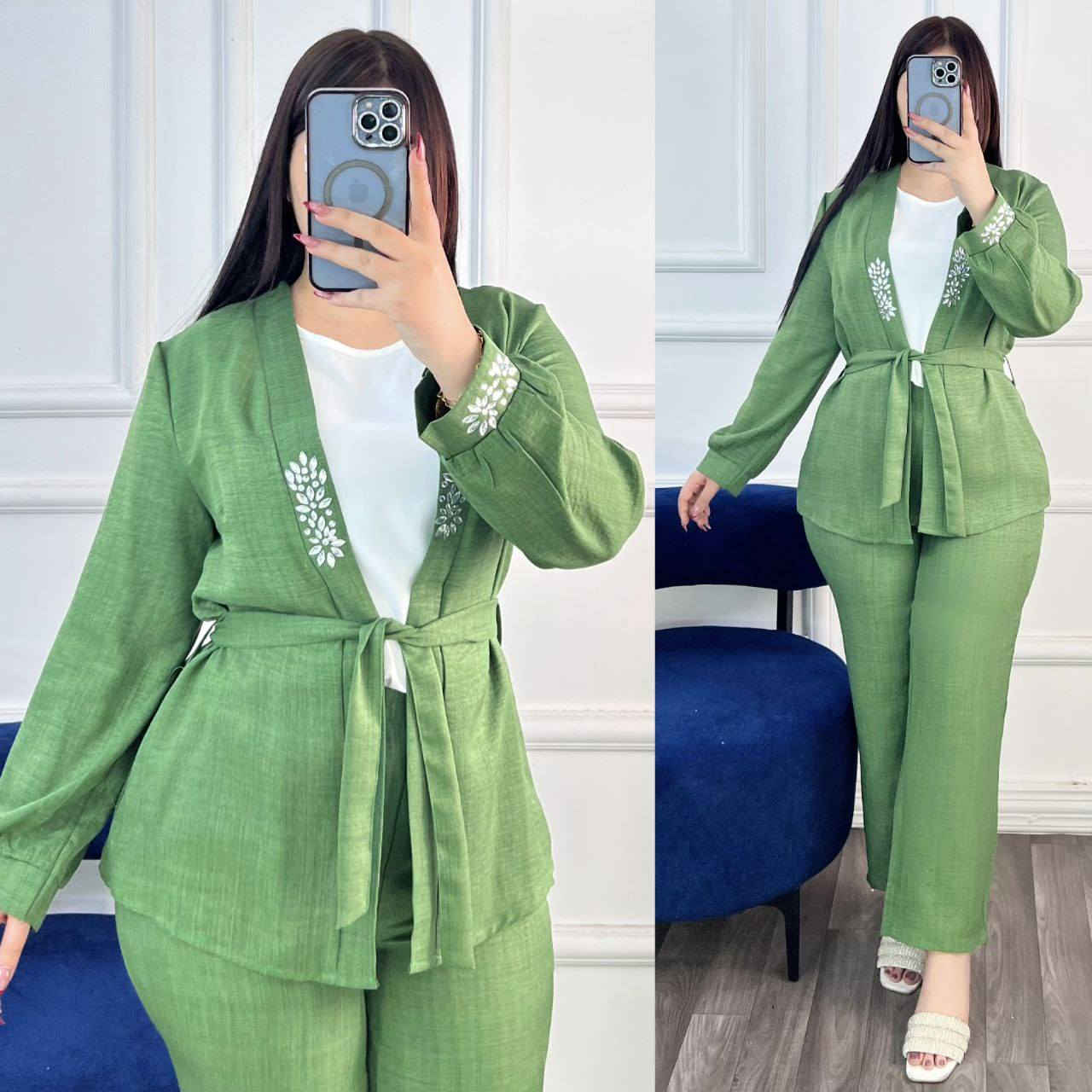 🌸 كوني دومآ متألقة 🌸
أجمل الموديلات لسنة 🌞2025🌞

وصل سوت الشياكة 💃🤭

سوت صيفي متكون من 4 قطع ( سترة + كات داخلي + كيلوت + حزام )
خامة القماش كريشة تركي بارد وناعم نازك القماش أصلي درجة أولى بداعة الفصال يجنن باللبس والقماش الروعة مكفول 💯🤭♥️♥️

القياسات : 42 / 44 / 46 / 48 / قالب راهي ستندر 💯✅

🚘 يوجد خدمة توصيل لجميع محافظات العراق


**إذا كنت صاحب هذا الإعلان وتريد حذفه لأي سبب، رجاءا أرسل رسالة إلى الدعم الفني**