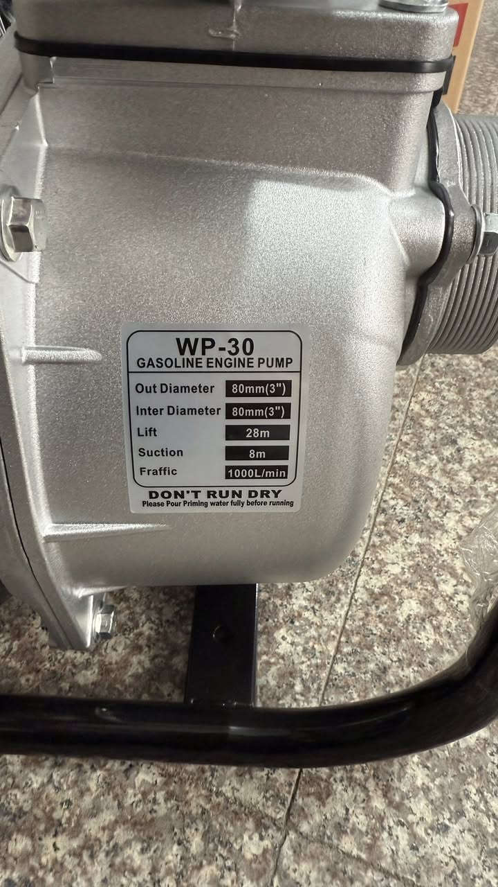 GX200 2 inch gasoline water pump 🔥

Strong pressure.
Fast water output.
Easy start.

Suitable for:
✅ Farm irrigation
✅ Construction site drainage
✅ Fish pond water transfer
✅ Emergency pumping

Model: WP30
7.5HP gasoline engine

Looking for distributors & wholesale partners.

#waterpump #farmmachinery #gasolineengine #irrigation #construction


**إذا كنت صاحب هذا الإعلان وتريد حذفه لأي سبب، رجاءا أرسل رسالة إلى الدعم الفني**