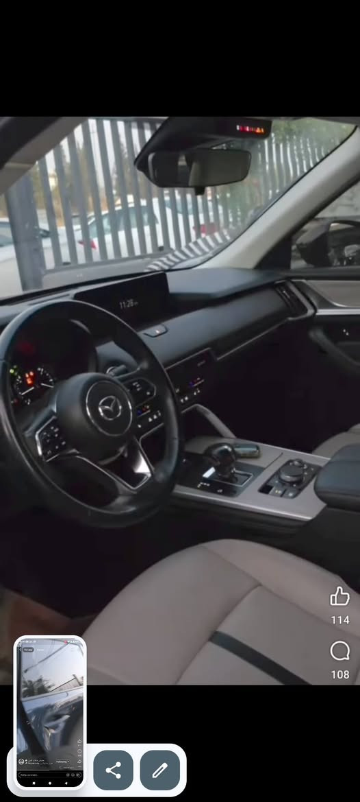 سڵاو،مازدای cx90 مۆدیل 2024 بۆ فرۆشتن 22 مایل ڕۆشتووە زۆر پاک و جوانە یەک پارچەو نیو بۆیاخە بێ ناو گرتن پێش و پشتی کەپسە ،ڕەقەم سلێمانی هی ماڵی خۆمانە و سعری لە خوار مەعرەزە ،مەکینەی شەش بستۆنی 3.3 تۆربۆی نیو هایبرێد دەبڵ ئەکسل مواسەفاتی زۆرە و سێ ڕیز کوشنە...***********
