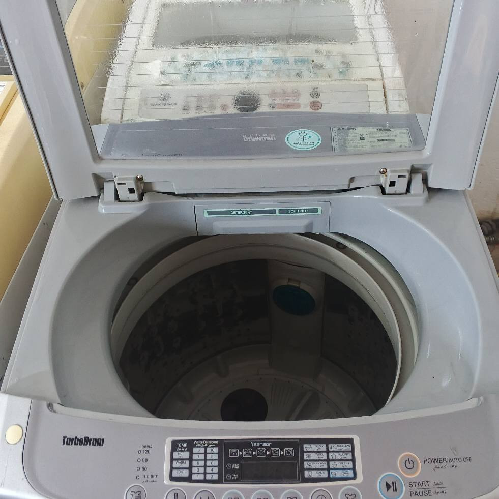 غساله فول اتوماتيك نوع الجي حجم 12كيلو نضيفه اخت الجديده عشغل وضمان بيها السعر 120العنوان كربلاء الهاتف *********** كربلاء, العراق
