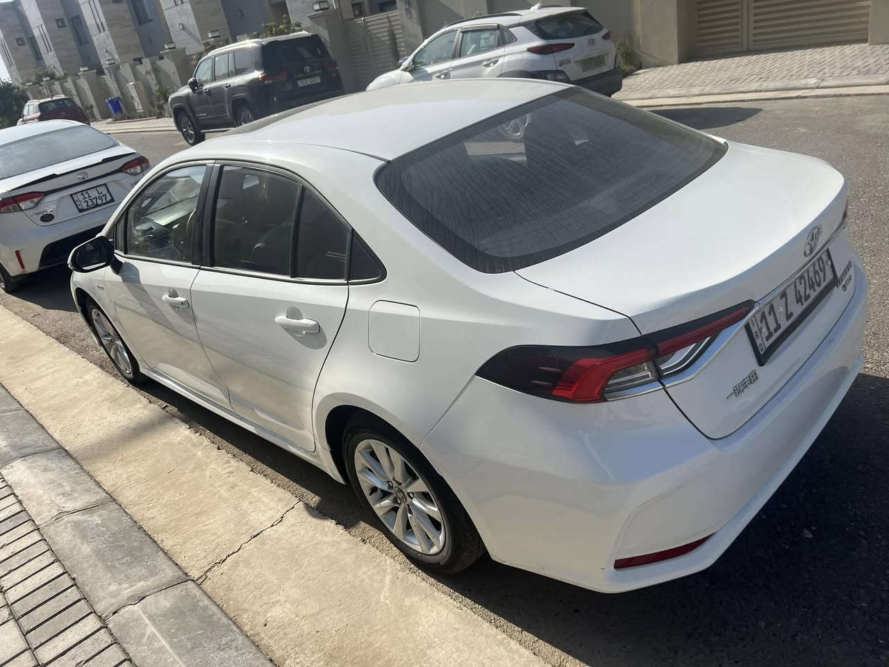 السلام عليكم …
كورلا 2024 خليجي 
ماشية 12 الف كيلو 
مكفولة من الصبغ والبارد 
بصمة تشغيل و بصمة ابواب 
داخل جلد 
اوتو هولد ، رادار ، 3 أنظمة قيادة ،تحديد مسار وبعد بيها مواصفات 
كلشي بيها بلادي والسيارة على ايد وحده من جانت زيرو 
السعر 157 ورقه وبيها مجال بسيط
مكانها بغداد الكاظمية 
***********
***********
