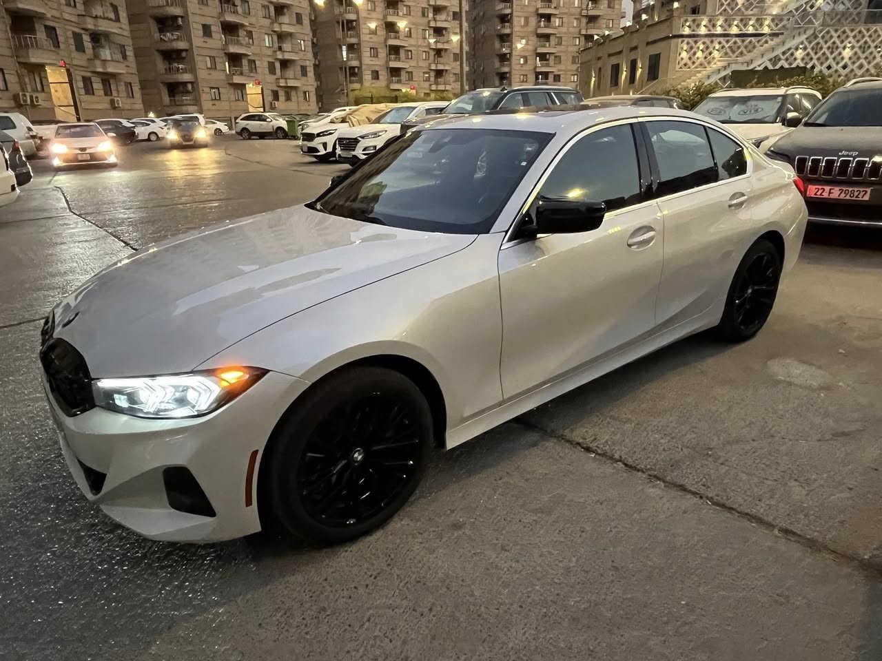 السلام عليكم
جمعة مباركة

BMW 330i x-drive 2024

مكفولة من الصبغ والتبديل بيها فقط PDR بالمكان المحدد بالصور وصور المزاد موجودة هم

بدون ايرباك بدون دواخل

ماشية 7 آلاف ميل فقط

السعر $350

***********
