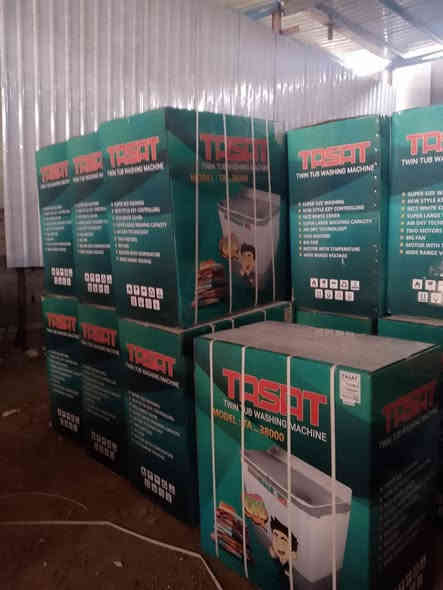 السلام عليكم
غسالة توست
وزن 38كيلو
جملة فقط 
غسالة درجة أولى
ماطور نحاس ضمان 5سنوات حقيقي
واصل جميع

 المحافضات
تواصل وساب
***********
