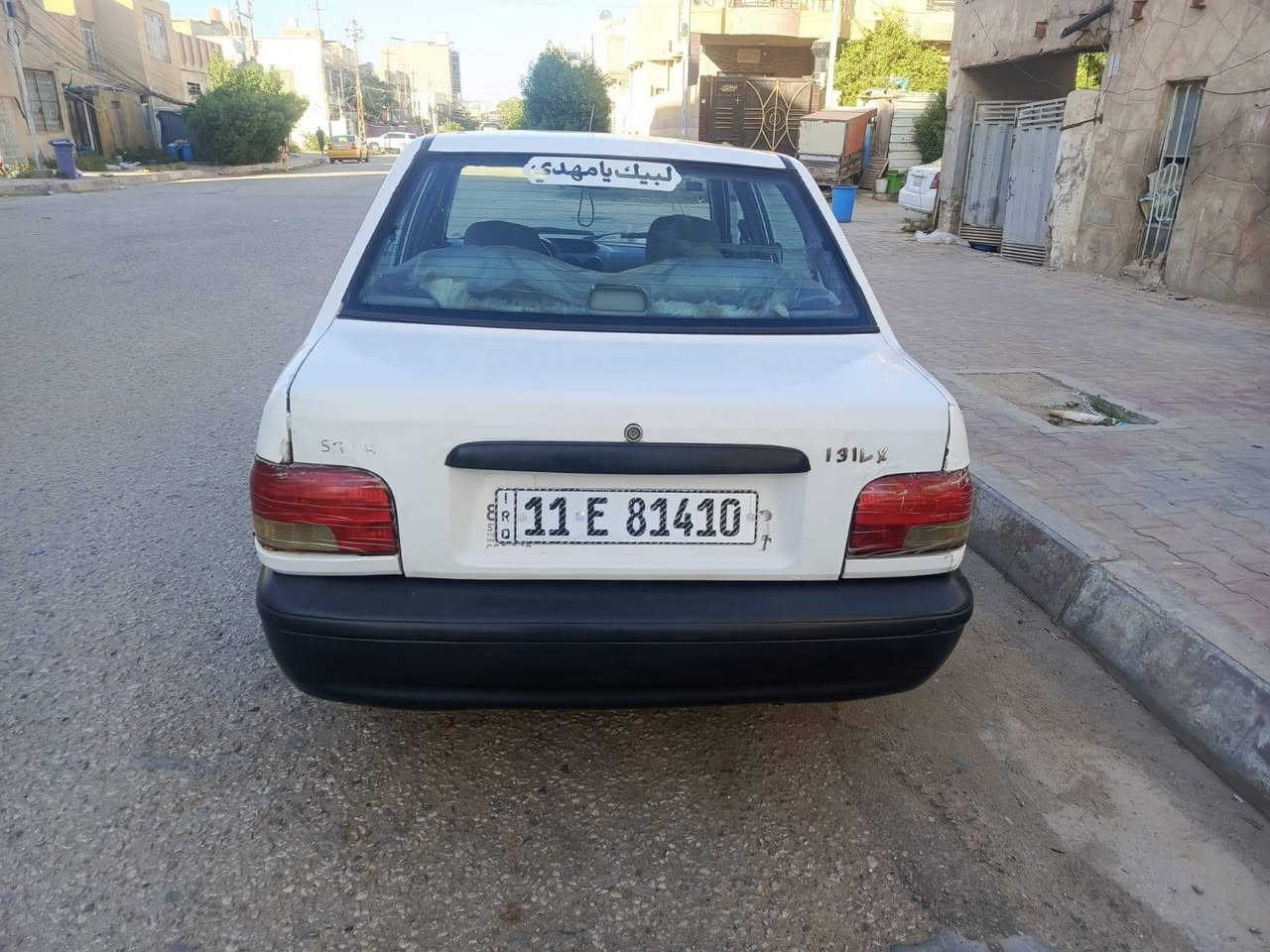 السلام عليكم سياره سايبه موديل 12
خصوصي رقم انكليزي باسمي مكينه كيىر حداديه تدفئه تبريد كهربائيات تخم تاير  شواصي مكفولات السياره بيها خياسات بسيط بالجاملغ الخلفي سنويه ل 30

مشروع وطني السعر 31وبيها مجال بسيط
الاتصال *********** العنوان كربلاء
