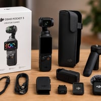 DJI Osmo Pocket 3 • Creator Combo • استخدام ساعة