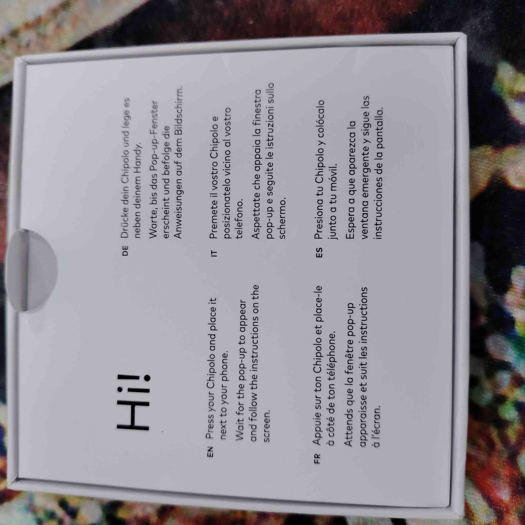 ١٥ الف ع اول تم 
هذا المنتج هو جهاز تتبع العناصر Chipolo ONE Point المصمم حصريًا لأجهزة أندرويد. 

يعمل مع شبكة "العثور على جهازي" (Find My Device) من جوجل لتحديد موقع العناصر المفقودة. 

يتميز بإنذار صوتي عالٍ بقوة 120 ديسيبل لتحديد مكان الأغراض بسرعة. 

مقاوم للماء ومزود ببطارية CR2032 قابلة للاستبدال تدوم لأشهر. 

يرسل تنبيهًا إلى هاتفك في حال تركت أغراضك وراءك.


**إذا كنت صاحب هذا الإعلان وتريد حذفه لأي سبب، رجاءا أرسل رسالة إلى الدعم الفني**