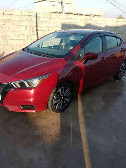 سلام عليكم نيسان فيرسا موديل 2022سياره جديد بجم كبس ضررها جاملغ وباب جهة السائق سعرها 120 ورقه  ناحية الكوير ***********
