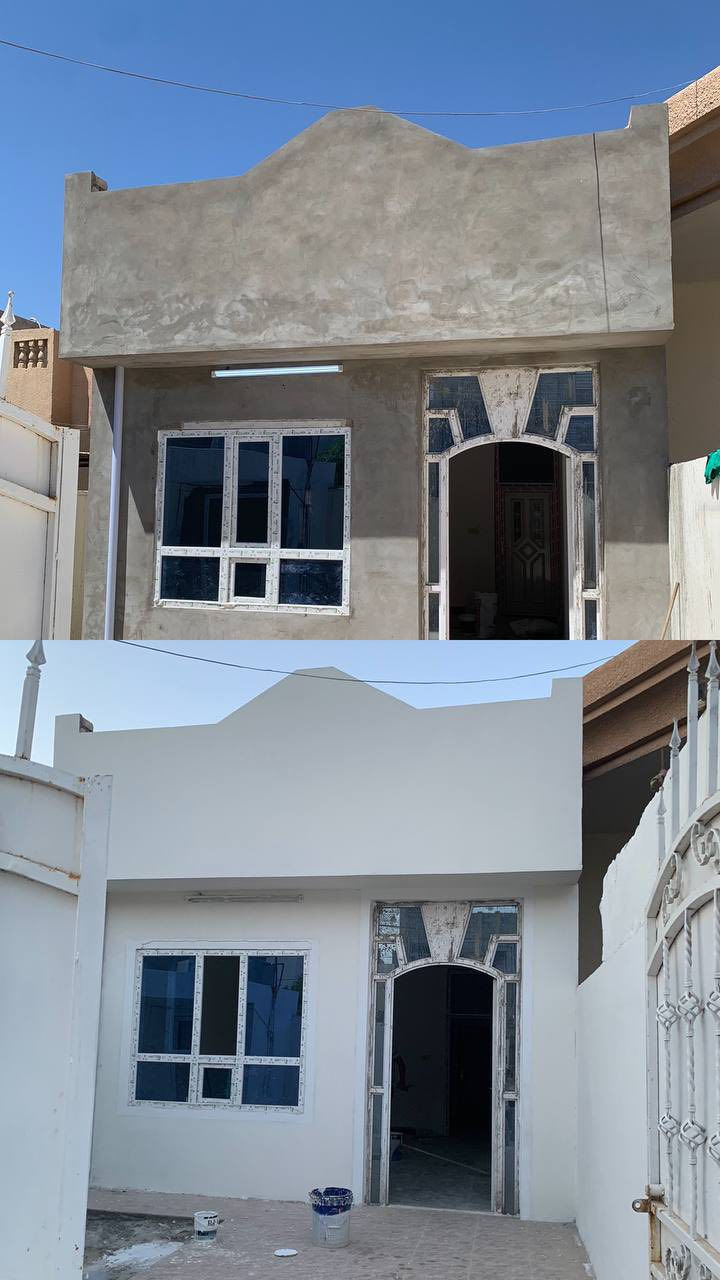 السلام عليكم عمل صبغ داخل وخارج +صبغ حديد +عمل جام درجة اولى ‭0777 423 7362‬
