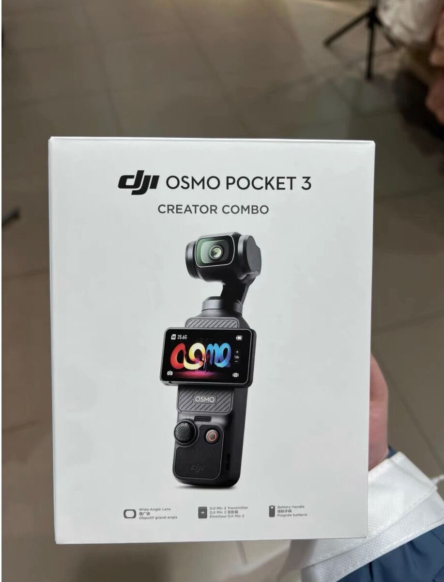 ⚡ استوديو تصوير متكامل في جيبك! | DJI Osmo Pocket 3 Creator Combo 🎥
إذا كنت صانع محتوى، فلوغر، أو تبحث عن توثيق يومياتك بأعلى جودة، هذه الكاميرا هي كل ما تحتاجه!
📌 باختصار.. لماذا هي الأفضل؟
 جودة خيالية: مستشعر 1 إنش لتصوير احترافي بدقة 4K حتى في الإضاءة الخافتة.
 ثبات سينمائي: مانع اهتزاز ميكانيكي يلغي أي رجفة أثناء المشي أو الحركة.
 شاشة ذكية: تدور بلمسة واحدة للتحويل بين تصوير (اليوتيوب) أو (التيك توك والريلز).
 صوت نقي جداً: يأتي معها مايكروفون DJI Mic 2 الاحترافي لعزل الضوضاء.
 بطارية أقوى: الباقة تشمل مقبض بطارية إضافي لتصوير مستمر دون قلق.
📦 محتويات العلبة كاملة:
(الكاميرا + مايك لاسلكي + مقبض بطارية إضافي + عدسة واسعة + حقيبة واكسسوارات).

🛍️ متوفرة الآن!
📩 للطلب أو الاستفسار عن السعر، أرسل رسالة إلى الخاص (Direct Message) أو اترك تعليقاً وسنتواصل 
معك فوراً.

***********
