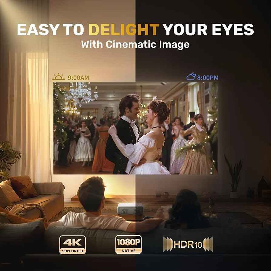 Aurzen EAZZE D1 Smart Projector
داتاشۆی مارکەی Aurzen زۆر پاک ماوەتەوە تەنها داتاشۆ و وایەر کارەباییەکەیەتی و کۆنتڕۆڵەکەی نەماوە
کوالێتی 1080P سەپۆرتی 4k ئەکات
سمارتە و وای فایە ئەپەکانی تیایە
ئۆتۆماتیکی فۆکس ئەکات
سەوتی دۆبلۆ دەبڵ سپیکەر زۆر بەرزە

نرخ:- 75 هەزار
ژ.م:- ***********
گەیاندن هەیە بۆ هەموو شارەکان حلبجة, السليمانية
