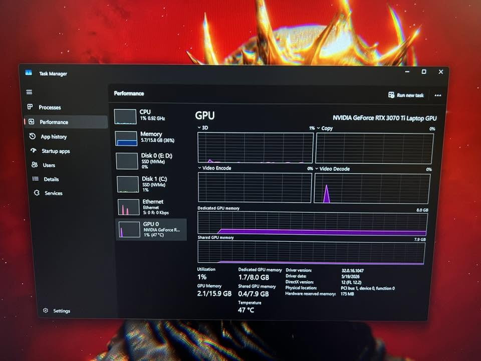 شباب 
MSI Stealth SG66 
RAM DDR5 16gb
Core i7 12700H
RTX 3070ti 8gb
Hard 1T ssd
15.6 inch fhd 240htz 
وكل التفاصيل بلصور 
السعر 1,450,000
شاحنه اصلية مالتها وياها 
***********

