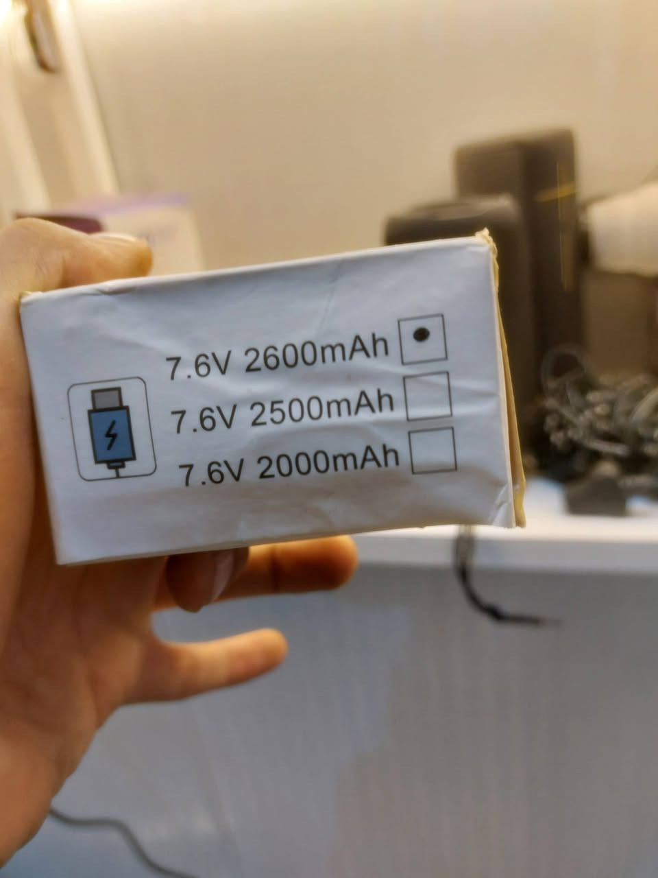 4 patrya.  2600MAH.  har 4ry bekawa 25 hazar


**إذا كنت صاحب هذا الإعلان وتريد حذفه لأي سبب، رجاءا أرسل رسالة إلى الدعم الفني**