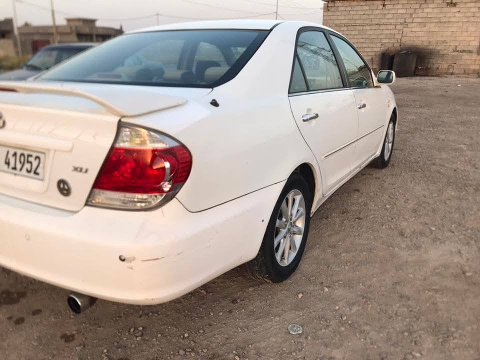 السلام عليكم
يا الله للبيع كامري ٢٠٠٥ خليجي ٤ سلندر جاهزة من كلشي كير و مكينة حدادية وكهربائيات وكلشي بيها بلادي وتخم تاير جديد تدفئة تبريد رقم دهوك وهزة جديدة وبأسمي السيارة  السعر ٩٥ وبيها مجال للاستفسار اكثر اتصل وبيك خير وادلل *********** كورك *********** مكاني بغداد الدورة
