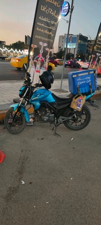 دراجه Rk200 ماشيه 13 الف  محرك 200 كلشي بيها ابلادي  وياها هديه خوذه س...