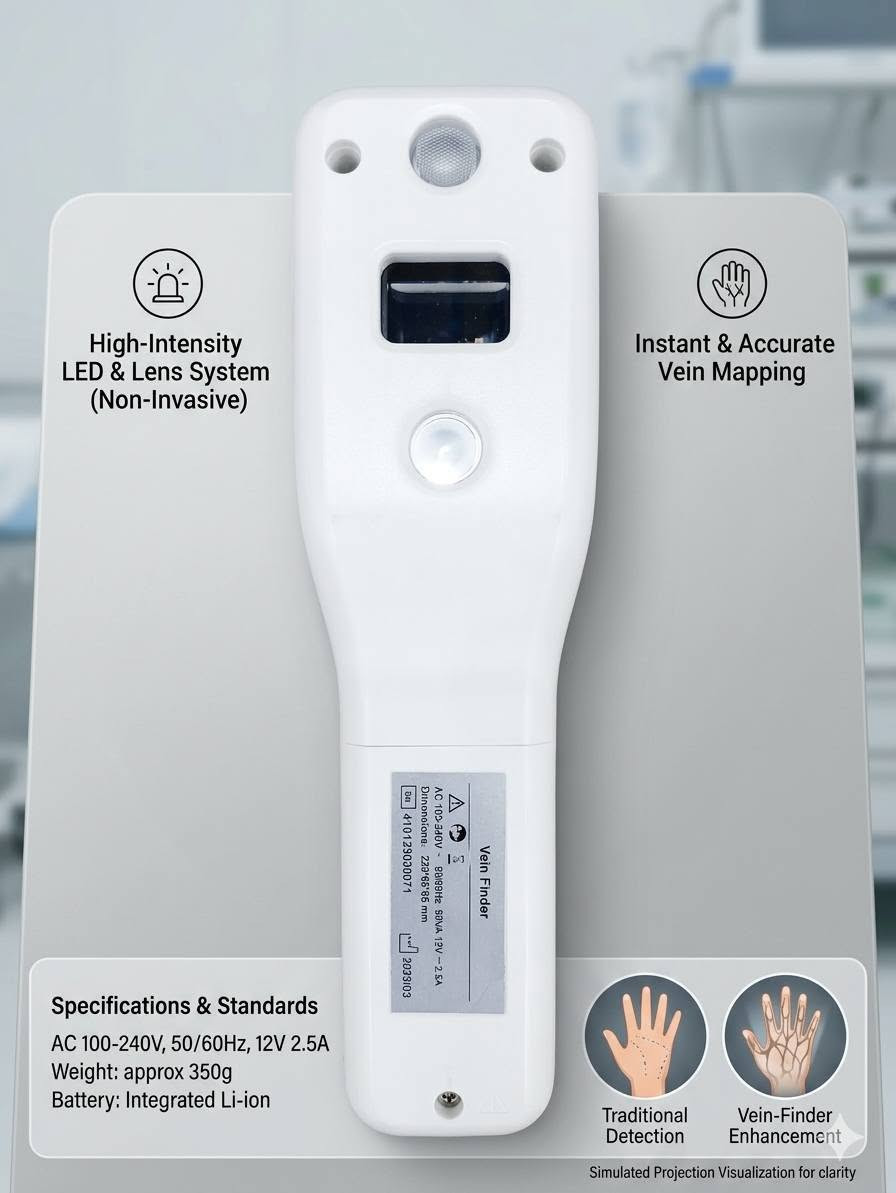 🏥 جهاز كاشف الأوردة المحمول (Vein Finder) للبيع 🏥
الحالة: مستعمل لمدة أسبوع واحد فقط بحالة الوكالة (شبه جديد تماماً).
العنوان: الموصل.
التوصيل: متوفر لجميع المحافظات 🚚.
🔍 مواصفات ومميزات الجهاز:
نظام إضاءة وعدسات عالي الكثافة: يعتمد على تقنية غير جراحية وآمنة تماماً.
تحديد دقيق وفوري: يرسم خريطة الأوردة في الوقت الحقيقي بدقة عالية.
مثالي للمواقف الصعبة: يسهل سحب الدم وتركيب الكانولا (IV access) للأطفال، كبار السن، وأصحاب الأوردة العميقة أو الصعبة.
ستاند متحرك مريح: يأتي مع حامل طبي ذو ذراع مفصلي مرن وعجلات لسهولة التنقل داخل العيادة أو الردهة.
بطارية قوية: يحتوي على بطارية ليثيوم أيون مدمجة وقابلة لإعادة الشحن.
💰 السعر:
بالدولار: 10 اوراق ($1000)
بالعراقي: حوالي 1,500,000 دينار عراقي (مليون ونصف دينار)

للتواصل يرجى مراسلة الصفحة


**إذا كنت صاحب هذا الإعلان وتريد حذفه لأي سبب، رجاءا أرسل رسالة إلى الدعم الفني**