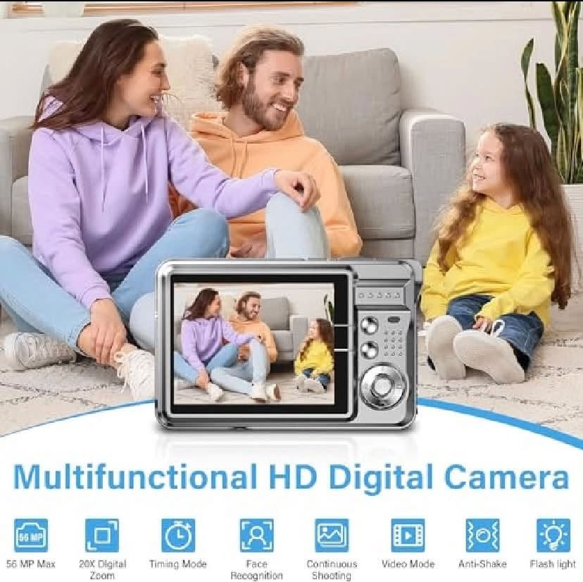 📷کامێرای لۆک براندی Digital 4K
56Mp - 4K  HD📷
✅زومەکەی 20x
✅لۆکەو ئەوروپییە بۆ فرۆشتن 
✅لە کارتۆنی خۆیا میمۆری (32G) ی خاریجی لەگەلە لەگەڵ کیسی خۆی و فپاش کام و شەحن و پاتری خۆی کە پاترێکەی لیتیۆمە کە بە تایپ سی شەحن ئەکرێتەوە تابڵێی ناوازەیە 17 فلتەر هەم بۆ وێنە هەم بۆ فیدیۆ کە کاری لەسەر ئەکات 

هەرکەس ئەیەوێ تەلەفون بکا بۆمان 
***********
