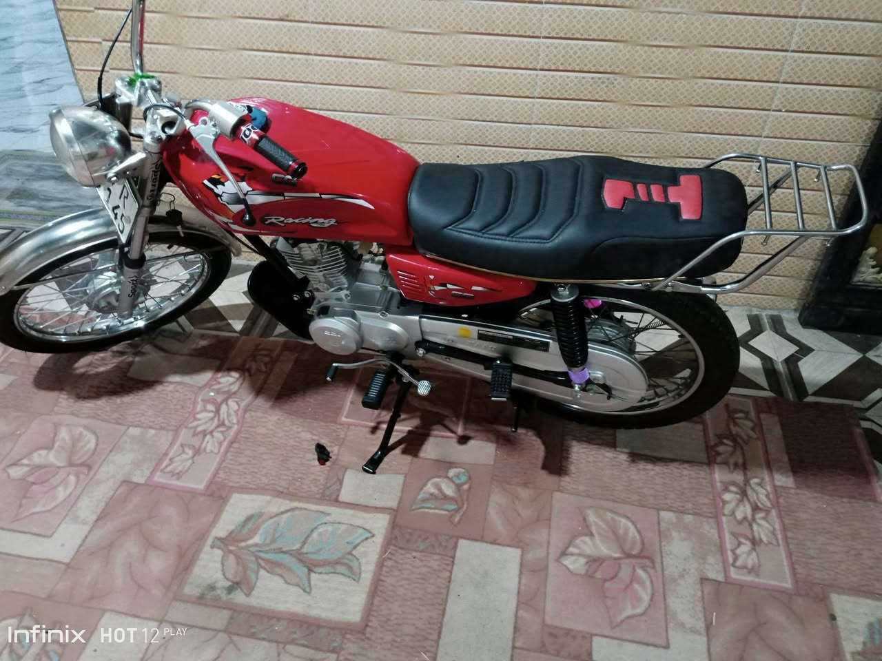 دراجه ايراني رقم وسنويه للبيع محرك سيجي نامه الصلي مكفوله من كلشي صارلي سبوعين من عمرتهه سعر خاص/***********/مكاني بصره كرمه علي
