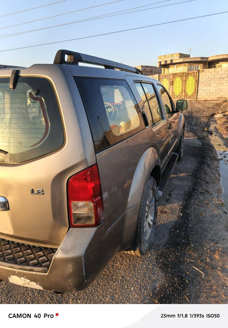 السلام عليكم نيسان باثفندر للبيع 2009LE  خليجي 
الموصفات
1-فتحت سقف✅
2- دشبول ارماده ✅
3-تحكم ستيران جهتين✅
4- حجم المحرك 4000✅
5-قطع تبريد 3✅
6-لايت زنون ✅
7-عدد المقاعد 7✅
8-كراسي كهربائي✅
السياره مكفوله كفاله عامه من كلشي عده ملاحظه تبديل باب الخلفي   كير مكينه مكفولات كشر مكفول السياره كلش جديده السعر (115)وبي مجال بسيط للشراي 
***********
