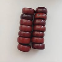 خرز قرصي • أحمر عنابي • باكليت محتمل