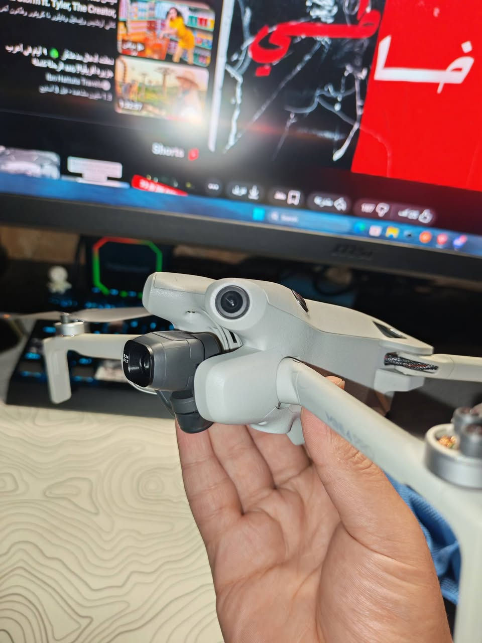 السلام علیکم Dji mini 4pro combo plus :ستعمال قلیل
يجي ویاها کامل ملاحقاتها مع ریش احتايط عدد دوبات البطاریات ما يتجاوز ال 50 دوره السعر 1400 بیها مجال للشراي التواصل واتس اب :***********
