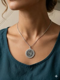 تعليقة فضة • أنثوية • هدية