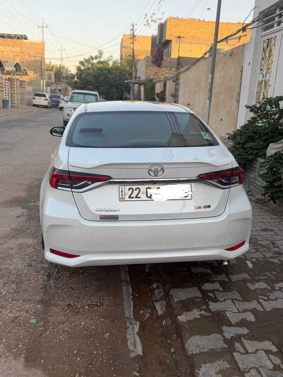 سلام عليكم كورلا مديل 24 ساز ماشيه 30بعدها بلا ضمان ساز صيانه تبديلات دهن موصفات سياره فتحه تحكم ستيرن مري شفط تبريد قطعتين حساس امامي خلفي  استفسار تصال *********** مكان السياره نجف
