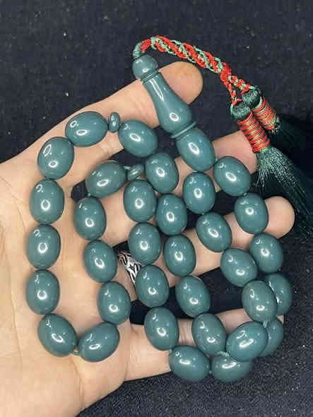 سبحتين مخروطات من كرات بولنك الماني انتيك خراطه جديده مديل كلاسك يتميز هاذا الخام بالصلابه والملمس 
58g
33
15/11.5
للتواصل واتساب
***********
