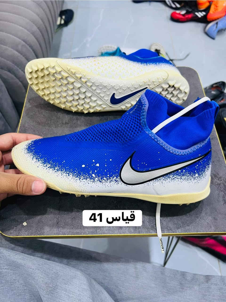 على بركه الله تم وصول وجبه جديده من الاحذيه الباله الأوربي الاصلي ✅

فحص امام المندوب ✅

نضافه 100‎%‎✅

توصيل جميع محافظات العراق 5 الاف دينار ✅

واتساب *********** ✅

متواجد واتساب + ماسنجر ✅
