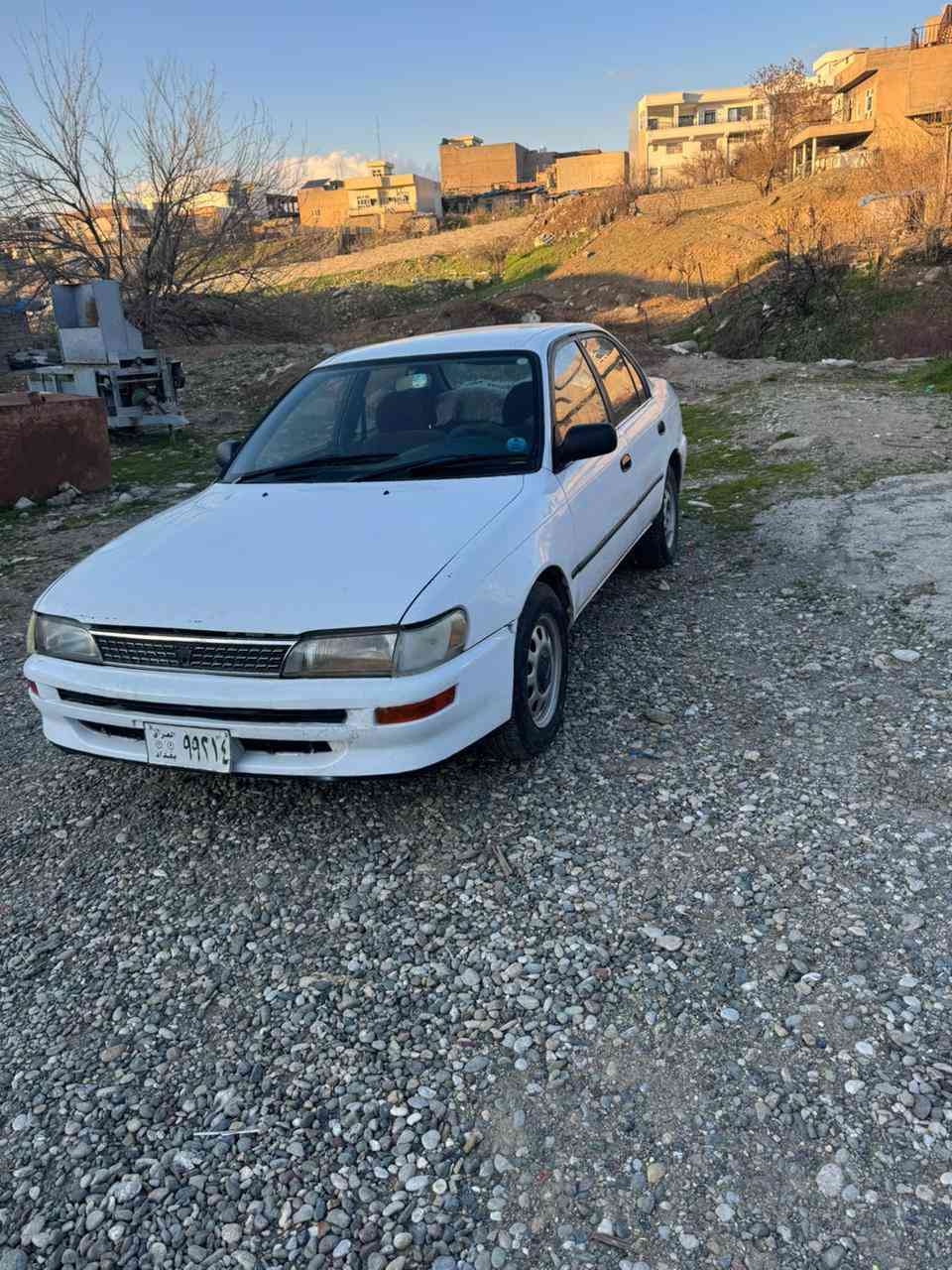 کرۆلا مۆدیل ١٩٩٦  گێر ئۆتۆماتیک 
یەک پارجەی پەمپە 
هەیکەلی زۆر جوان ماوەتەوە 
ئارم سلیمانی بێ خەرامەیە 
گێر و مەکینە بەشەرت 
***********
*********** بشدار, السليمانية
