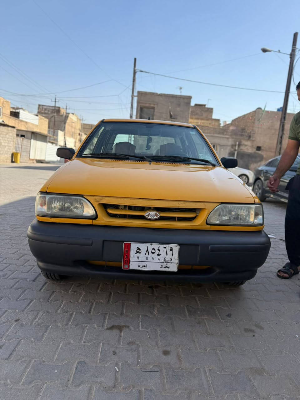 سلام عليكم سايبه للبيع مديل ٢١ سياره مكفوله من ضربه وصبغ وبارد محرك كير تبريد مكفول عنوان بغداد جديده الاتصال *********** سعر ٥٥قفل
